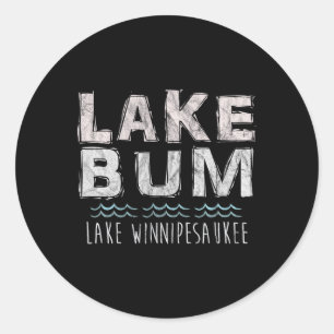 Adesivo O Lago Winnipesaukee é para Relaxar! Camiseta de F
