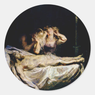 Adesivo O lamento do Jesus Cristo - Rubens