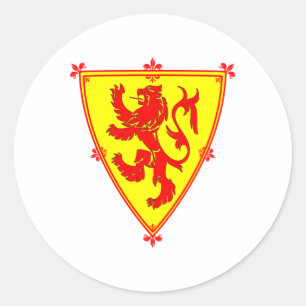 Adesivo O leão de Scotland desenfreado