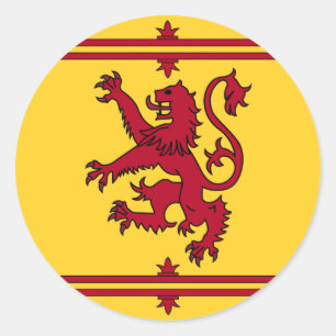 Adesivo O leão desenfreado de Scotland