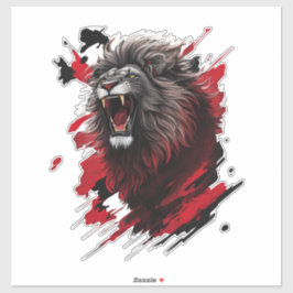 Adesivo O leão negro!