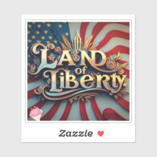 Adesivo "O Legado Duradoura da Liberdade"