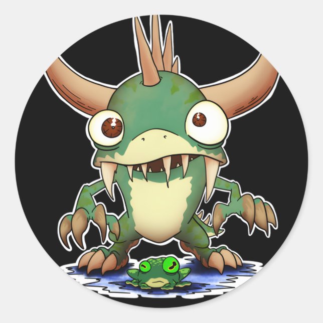 Adesivo O Legendário Hodag Do Rhinelander De Wisconsin (Frente)