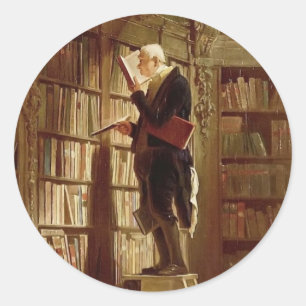 Adesivo O leitor ávido