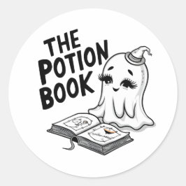 Adesivo O Livro Da Poção Para O Halloween