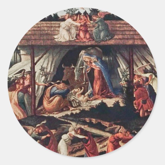 Adesivo O livro infantil do Natal Feriado (Frente)