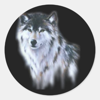 Adesivo O lobo feroz excelente em toda a glória