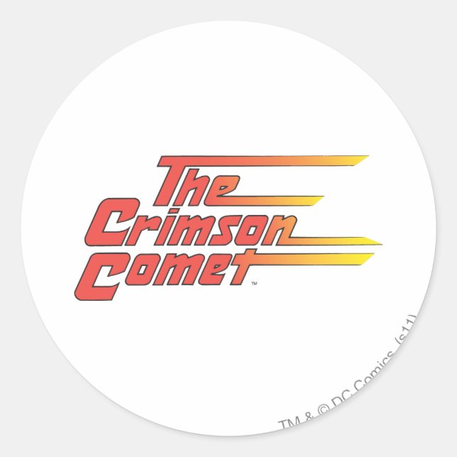 Adesivo O logotipo Crimson Comet (Frente)