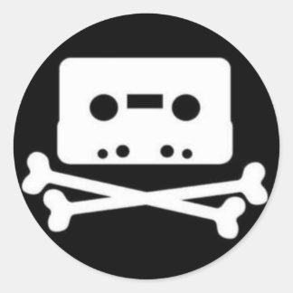 ADESIVO O LOGOTIPO DE FITA DO PIRATE BAY