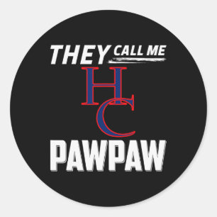 Adesivo O Logotipo Do Condado De Henry Chamam-Me Pawpaw Hs