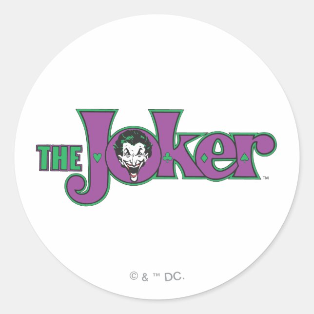 Adesivo O logotipo do Joker (Frente)