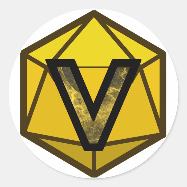 Adesivo O logotipo INVICTUS Stream "AMARELO" (Frente)