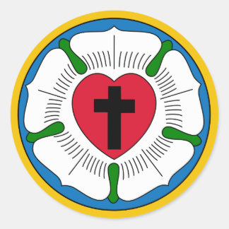 Adesivo O Lutheranism Martin Luther do rosa de Luther