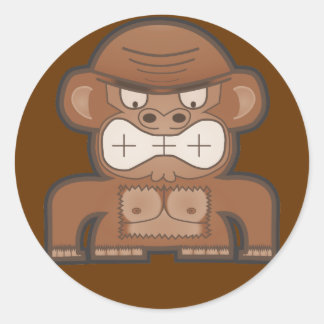 Adesivo O Macaco-Macaco Irritado - Informações gerais Pers