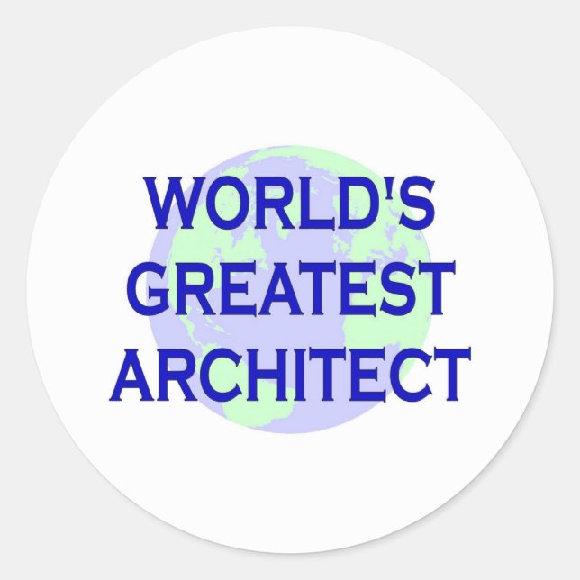 ADESIVO O MAIOR ARQUITETO DO MUNDO (Frente)