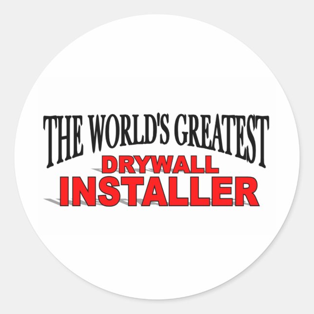 Adesivo O maior instalador de Drywall do mundo (Frente)