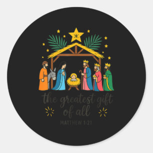 Adesivo O Maior Presente Para Todos Jesus Natividade Natal