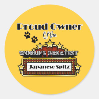 Adesivo O maior Spitz Japonês do Mundo do Orgulho