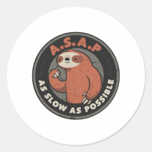 Adesivo O Mais Lento Possível - Presente De Lama Engraçado