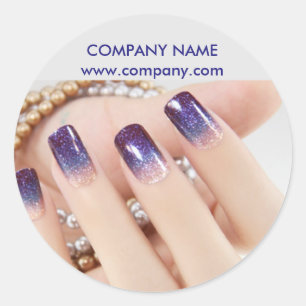 Adesivo o manicure elegante chique feminino prega o salão