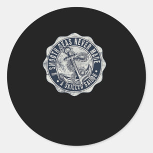 Adesivo O mar suave nunca fez um marinheiro morto