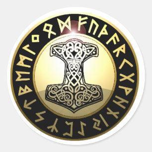 Adesivo O martelo do Thor