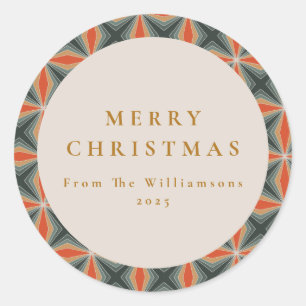 Adesivo O Meio século Vermelho Natal é Personalizado