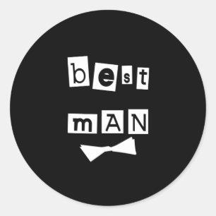 Adesivo O melhor branco do homem no preto