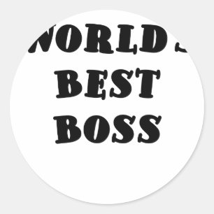 Adesivo O melhor chefe dos mundos