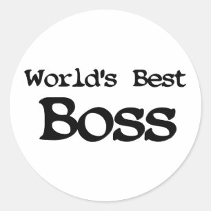 Adesivo O melhor chefe dos mundos