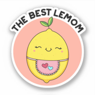 Adesivo O melhor Lemom Funny Lemon Pun