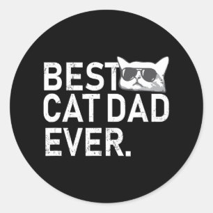 Adesivo O melhor Pai de Cat já Dia de os pais Pai de Cat E