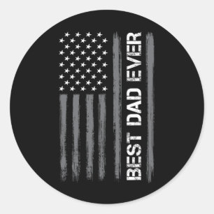 Adesivo O Melhor Pai De Dia de os pais De Bandeira America