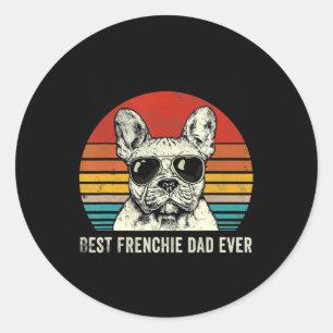 Adesivo O melhor Pai francês para o Pai do Bulldog nunca