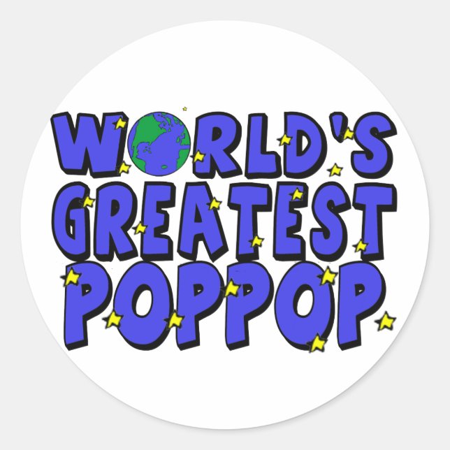 Adesivo O Melhor PopPop do Mundo (Frente)