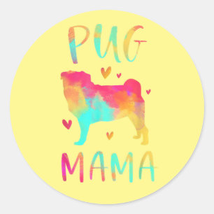 Adesivo O Melhor Pug Mãe De Todos Os tempos