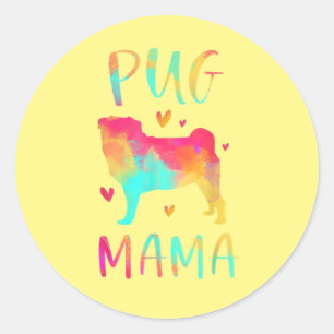 Adesivo O Melhor Pug Mãe De Todos Os tempos