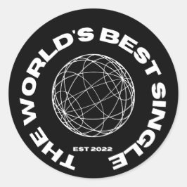 Adesivo O melhor solteiro do mundo