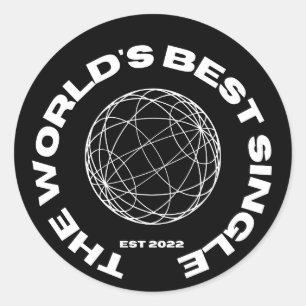 Adesivo O melhor solteiro do mundo