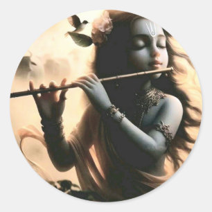 Adesivo O Melody Round Sticker de Krishna
