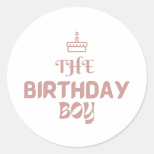 Adesivo O menino de aniversário