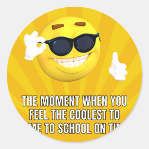 Adesivo O Momento Em Que Você Se Sente O Mais Legal Emoji