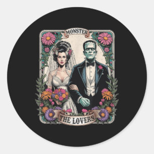 Adesivo O Monstro Frankenstein E A Noiva Os Amantes Taro