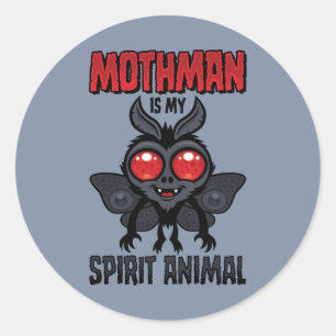 Adesivo O Mothman é Meu Animal Espiritual