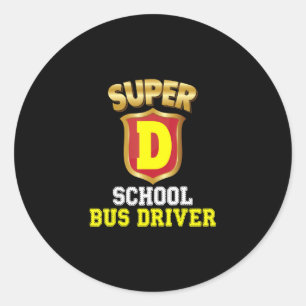 Adesivo O Motorista De Ônibus Da Super Escola Volta Para C