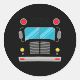 Adesivo O Motorista De Ônibus Escolar Costume Halloween Di