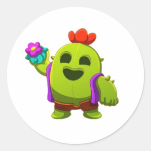 Adesivo o mundo caótico das Estrelas do Brawl com o Jogo d