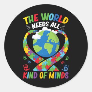 Adesivo O Mundo Precisa De Todos Os Tipos De Neurodiversid