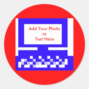 Adesivo O MUSEUM Artist Series Images Computer Blue