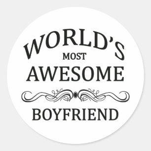 Adesivo O namorado o mais impressionante do mundo